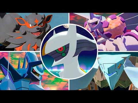 Pokémon Legends Arceus - All Bosses (No Damage) & True Ending | 4K 60FPS