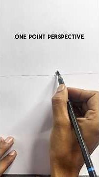 One Point Perspective Drawing Tutorial for Beginner | How to Draw One Point Perspective Step by Step