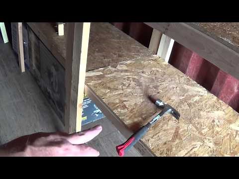 DIY Shelving for Shipping Container Video 2 - off grid workshop