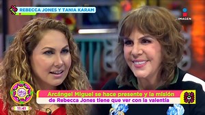 56K views · 355 reactions | ¡Vivimos una emotiva canalización de ángeles para Rebecca Jones con TANIA KARAM! El Arcángel Miguel se hizo presenta para develar la misión de valentía de la actriz. Además, tienen un mensaje de su padre y hermano. #SaleElSol: imagentv.com/en-vivo | Sale el Sol | Facebook