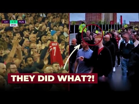 Liverpool Showed RESPECT for Ronaldo, Man United Fans Did THIS 😳