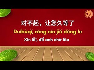 60 câu giao tiếp tiếng Trung tại nhà hàng