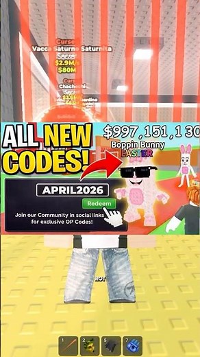 NEW WORKING CODES IN STEAL A BRAINROT 2026 #robloxshorts