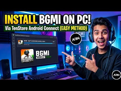 Tenstore Android Connect | BGMI Installation | ARN IS LIVE 🎮