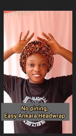 Ankara Headwrap made for beginners (step by step) #ankara #headwrap #howto | Anie Diary
