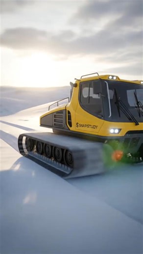How Do Tracked Snow Vehicles Move Without Slipping on Ice? 🚜❄️ #ScienceExplained 🔬 #SnowVehicles ❄️ #EngineeringMarvels 🚜 #SmartLearning 📚 | Snaptube Technicalvideos