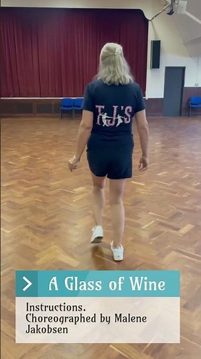 A Glass of Wine line dance. Choreographed by Malene Jakobsen. Now a firm favourite. #linedancing