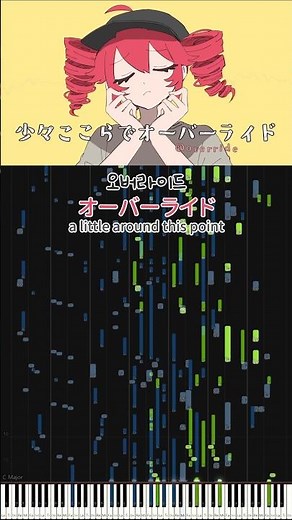 Lyrics You Can Hear Piano: Override – Kasane Teto (Synthesizer V) Piano Cover