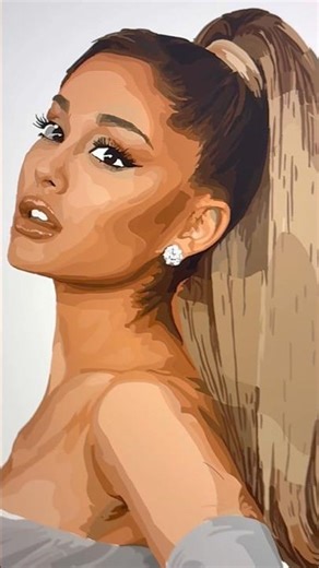 After 5 Videos… I Finally Finished This Ariana Grande Portrait 4 My #womanshistorymonth series #art