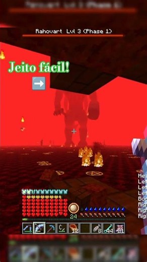 Easy way to kill Ravohart! #minecraft #gaming #memes #rlcraft