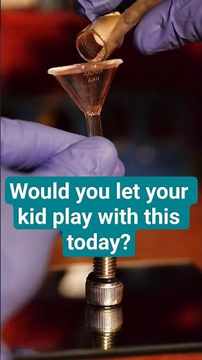 Vintage Chemistry Sets Were INSANE 😱 #ChemistrySet#Uranium#NuclearHistory