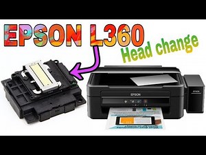 How To Change Epson Printer l360 Head Change // Technical Ahil 2019