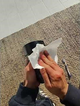 Best methods to clean camera lens rubber parts #shorts #lenscleaning #photography