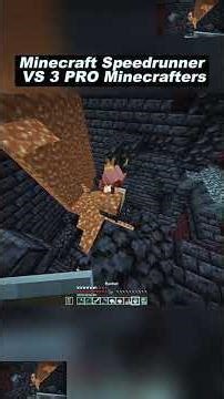 Minecraft Speed Runner vs. 3 Pro Minecraft Players 💀