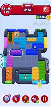 Color Block Jam LEVEL 666#666 #puzzle #walkthrough #gameplay #gaming #games #colorblockjam