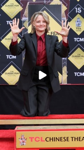 Turner Classic Movies on Instagram: "Congratulations to Jodie Foster on cementing her legacy among Hollywood’s greatest performers during the TCM Classic Film Festival Hand and Footprint ceremony. See the full video on our YouTube channel."