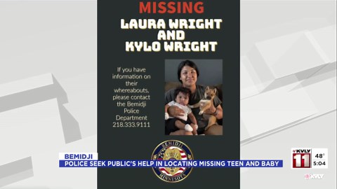 Bemidji Police search for missing teen, infant