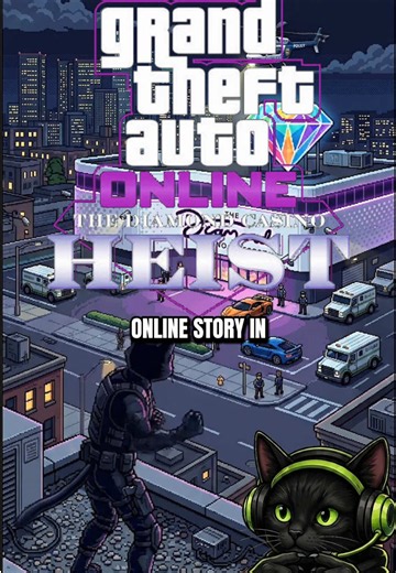 The Diamond Casino Heist in 1 Minute #gtaonline #ps5 #gaming #foryоu #gta