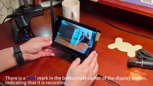 Magnetic Solar Wireless Backup Camera 7 inch Monitor DVR Looping HD 1080P 9600Amh Rechargeable Suitable for Truck Trailer Semi RV Camper Rear View Camera 1 Min Easy Install Scratch-Proof