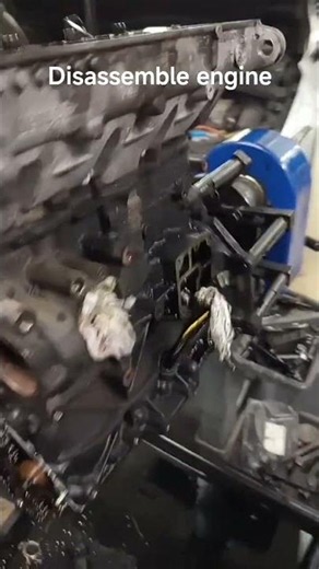 #smontaggio completo del motore #vw golf#disassemble engine