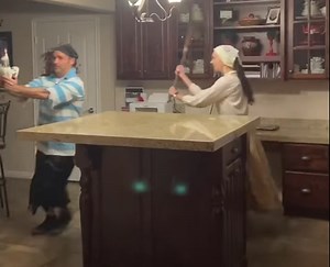 Family in isolation recreates ‘Pirates of the Caribbean’ ride