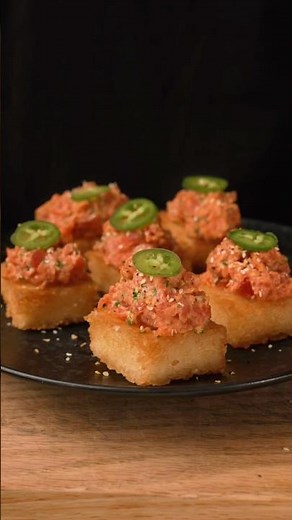 Crispy Spicy Tuna Sushi #recipe