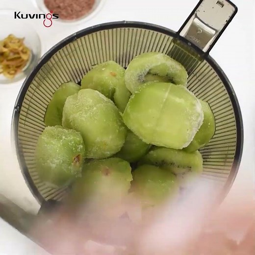 How to Make Kiwi Sorbet?🥝🍧💚 I Kuvings Hands-Free Slow Juicer AUTO10