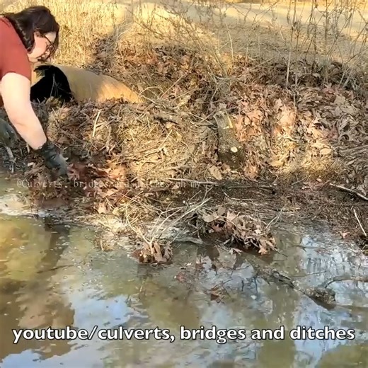 11K views · 198 reactions | Part 1 UNCLOGGING CULVERTS WITH TONS OF LEAF FALL AND WASHED OUT ROADS | Culverts, bridges and ditches oh my | Facebook
