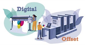 ¿Cuál es la diferencia entre impresión Offset y Digital?