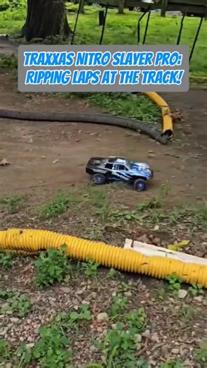 Nitro Slayer Pro Dirt Track Run. Short Course.#rc #nitro