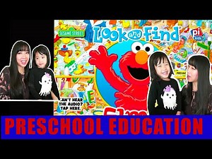 Look and Find Elmo with Ella and Mommy | Sesame Street| Fun learning videos for kids