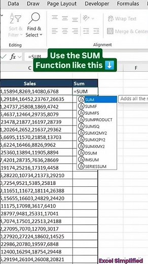 Fastest Way to Calculate CSV Totals in Excel #excel #exceltips