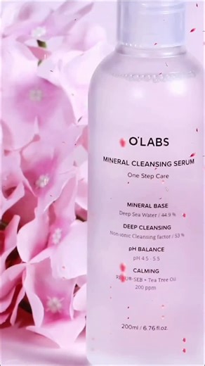 CEILA #Influencer on Instagram: "@olabs.official 🌸🌸🌸O’LABS Mineral Cleansing Serum🌸🌸🌸 #gifted 🌸🌸🌸Dear friends hope you are doing amazing always. If you’re looking for a good cleanser, please take a look at O’LABS All-in-One Cleanser. This is designed for convenience and effectiveness. It’s very lightweight serum to effortlessly remove makeup, clears pore-clogging impurities. I absolutely love how refreshing my skin feels after usage. It’s all in one step so it’s easy and convenient. Ple