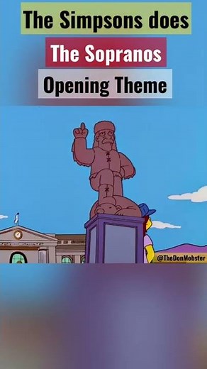 The Sopranos Opening Theme Parody From The Simpsons