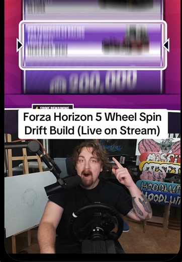 Today’s Forza horizon wheel spin drift build was filmed live and it’s safe to say frustrations got high 🤣 #fh5 #fh6 #forzahorizon5 #forzahorizon6 #forzahorizon