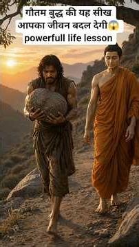 The Heaviest Stone 😢 | Gautam Buddha Motivational Story #shorts #motivationalvideo