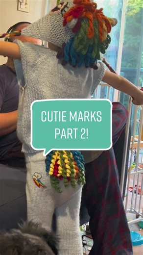 Handmade Rainbow Dash Halloween Costume with Completed Cutie Marks - Part 2