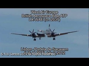 West Air Europe British Aerospace BAe ATP LX-WAE (cn 2037)
