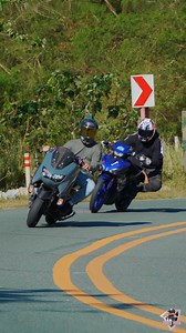 Yamaha NMAX vs Yamaha Sniper155 | tulin ng dalawa🏁💪👊💥#cornering #mountainride #fastcornering #motorcycle #bosswhin #nmax155 #sniper155 | Boss Whin