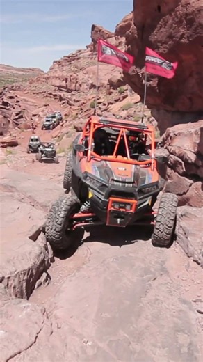 The drop off next to this obstacle is crazy!