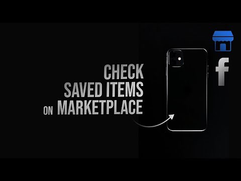 How to Check Saved Items on Facebook Marketplace (tutorial)