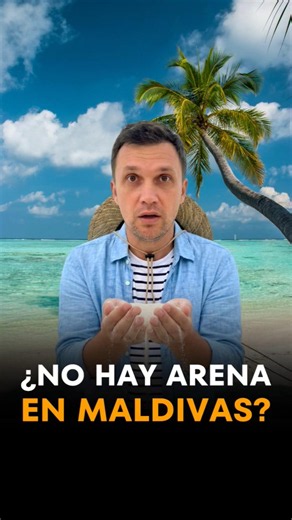 Is there no sand in the Maldives? 🏝️