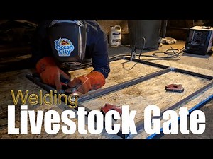 how to Weld a DIY Livestock Gate