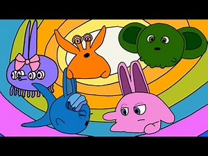 Sunny Bunnies Amazing Special Effects Alien Bunnies Animated Drawing Using FlipaClip And CapCut