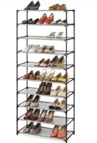 Adjustable European Metal Living Room Entry Shoe Rack Home Furniture