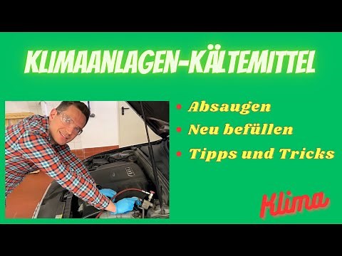 Auto-Klimaanlage absaugen und neu befüllen (LIVE GEZEIGT)
