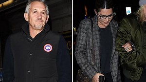 Gary Lineker and ex-wife Danielle Bux enjoy night out at the theatre in London