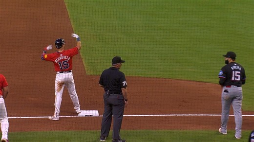 Whit Merrifield leads off 6th with triple