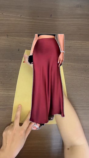 Basic A-Line Skirt Pattern Design: The Perfect Start for Beginners.#sewing #tips | PapaHany