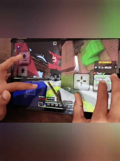 alien claw grip tab handcam #minecraft #bedwars